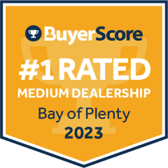 BuyerScore Award - #1 Medium Dealership - Bay of Plenty 2023
